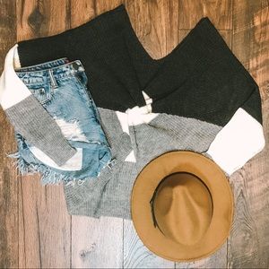 Striped Twist Sweater